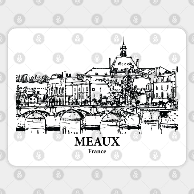 Meaux - France Magnet by Lakeric